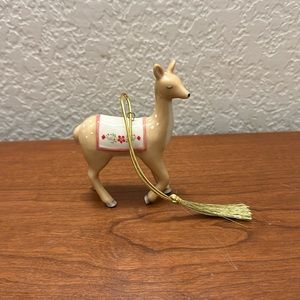 Lenox deer Holiday ornament
